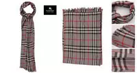 burberry foulard et echarpes grille gris